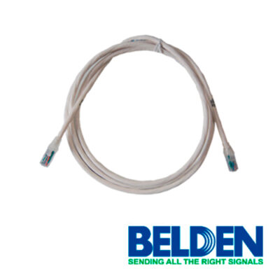 PATCHCORD UTP CAT5E BELDEN C501109004 FORRO PVC BLANCO CMR-RISER 4 PARES CALIBRE CONDUCTOR 24 AWG 100% COBRE USO INTERIOR PARTES RELACIONADAS:CONECTORES MODULARES CAT5E PATCH PANEL CAT5E LONGITUD 4 PIES 1.2 METROS