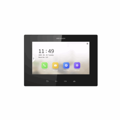 Monitor IP Lite TOUCH 7" para Videoportero IP / Vídeo en Vivo / PoE Estándar / Apertura Remota / Llamada Entre Monitores / Audio de dos vías