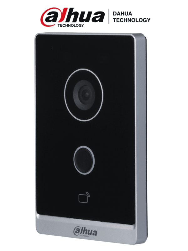DAHUA DHI-VTO2211G-WP - Frente de Calle Wifi para Videoportero IP/ Función Independiente/ Diseño Ultradelgado y Estetico/ 2 Megapixeles y 125 Grados de Apertura/ Apertura de Puerta con Tarjeta Mifare, App y Monitor/ IP65/ Poe/ E&S de Alarma/