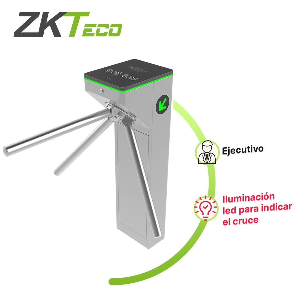 TORNIQUETE TRIPODE COMPACTO BIDIRECCIONAL MTS1000 ZKTECO