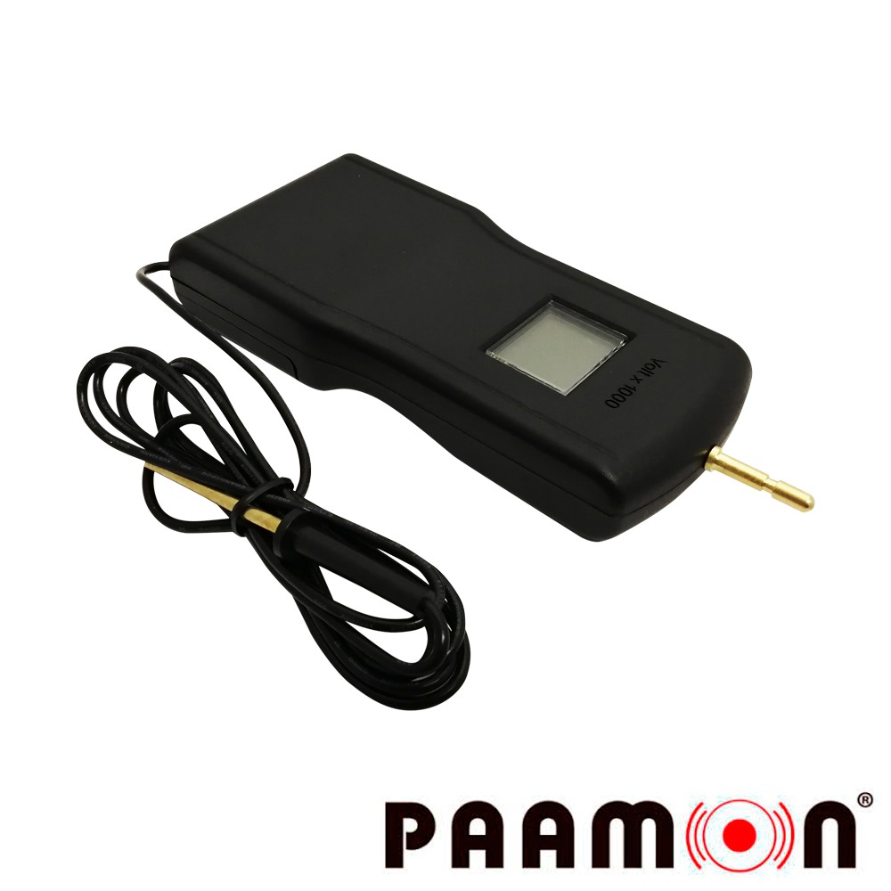 MEDIDOR DE VOLTAJE PARA CERCA ELECTRIFICADA PAAMON PAM-VOLT, RANGO DE MEDICIÓN DE 200 A 15000 VOLTS, CON PANTALLA LCD REQUIERE PILA DE 9V (NO INCLUIDA)