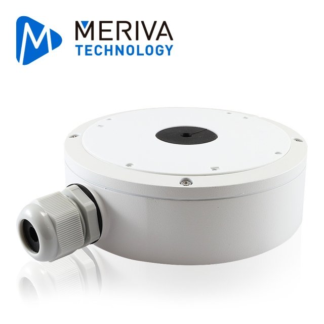 CAJA DE CONEXIONES REDONDA MERIVA TECHNOLOGY MVA-JB0303 /  MONTAJE EN PARED O TECHO / COMPATIBLE CON LA CAMARA MVD-EB600ZA