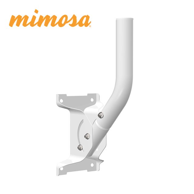 HERRAJE MIMOSA J-MOUNT PARA AJUSTE EN VERTICAL Y BRAZO DE AJUSTE HORIZONTAL EN FORMA DE J PARA USO CON RADIOS C5 CON ANTENAS TIPO HORN O DISH IDEAL PARA COLOCAR EN PARED