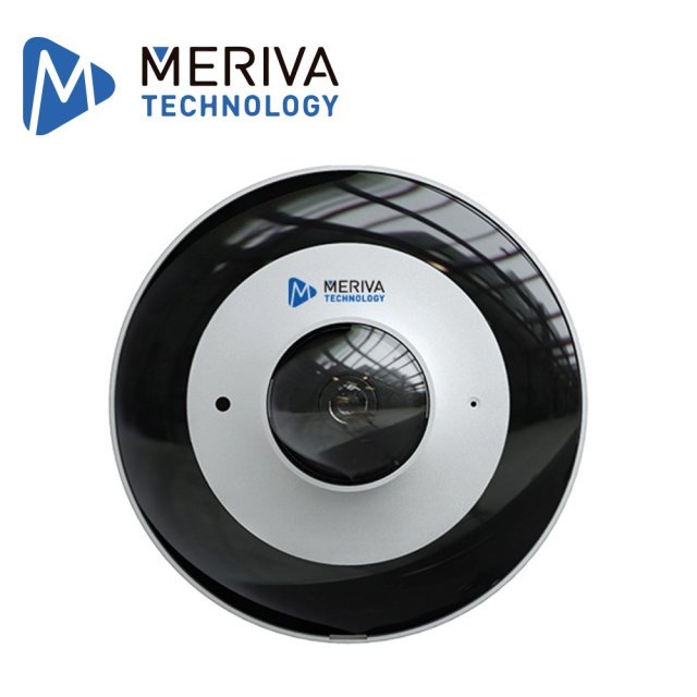 CAMARA IP FISHEYE MERIVA TECHNOLOGY MT-FE60N / 6MP / H.265+ / 1.65MM / 10 - 20M IR / IP67 / METALICA / 12 VCD / POE / SOPORTA MICRO SD HASTA 256 GB (NO INCLUIDA) / 1 ENTRADA + 1 SALIDA DE AUDIO / 1 ENTRADA + 1 SALIDA DE ALARMA / SALIDA BNC / SALIDA BNC / 2 MICROFONOS INTEGRADOS / MIA 2.0 / ONVIF / APERTURA DE 180 GRADOS EN PARED / APERTURA DE 360 EN ESCRITOTIO / DEWARPING
