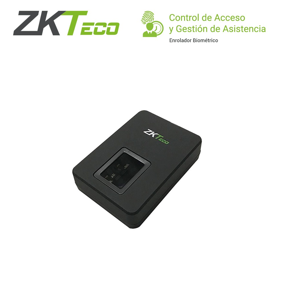 ENROLADOR BIOMETRICO USB ZKTECO ZK9500 COMPATIBLE CON ZKACCESS3.5, BIOSECURITY, BIOACCESS, BIOTIME PRO REGISTRA HUELLAS *SDK SIN COSTO*