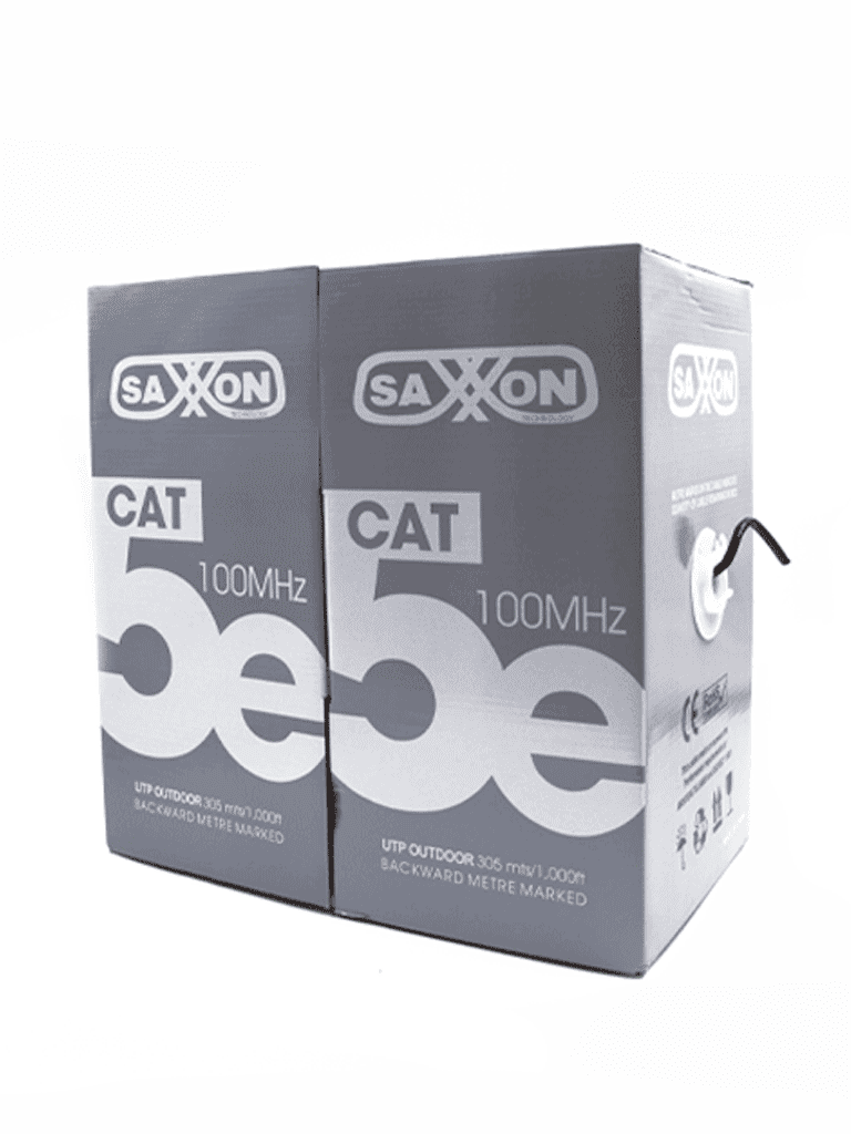 Bobina de Cable UTP CCA CAT 5E EXTERIOR OUTP5ECCAEXT SAXXON - Image 2
