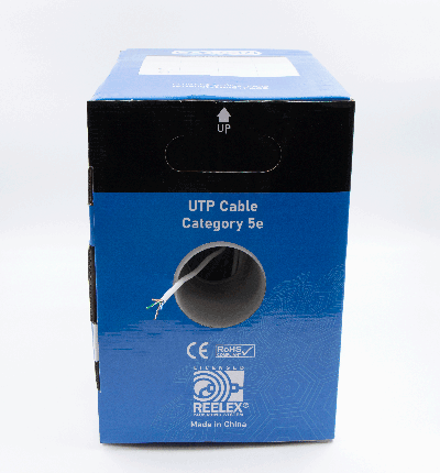 SAXXON OUTPCAT5E - Bobina de Cable UTP Cat5e 100% Cobre/ 305 Metros/ Bobinado REELEX /Color Gris/ Uso Interior/ 4 Pares/ Soporta Pruebas de Rendimiento/ Ideal para Cableado de Redes y Video/ - Image 3