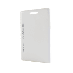 Tarjeta de proximidad estándar, perforada (gruesa), fabricada con el PVC más resistente de la industria