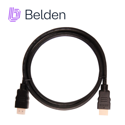 CABLE HDMI BELDEN HDE001MB / ALTA VELOCIDAD / NEGRO / 4K / 1 METRO