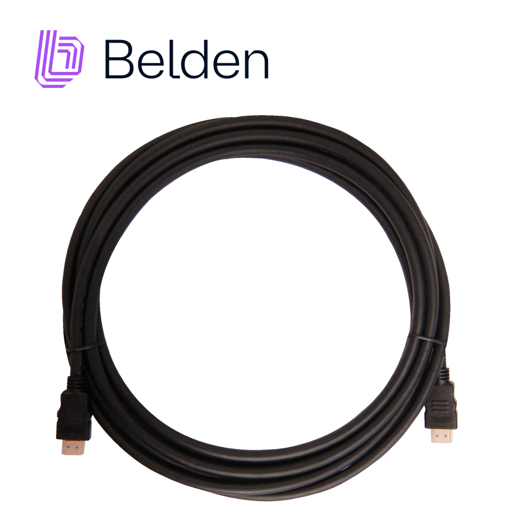 CABLE VIDEO HDMI BELDEN HDE005MB, ALTA VELOCIDAD, 4K, 5 MTR NEGRO