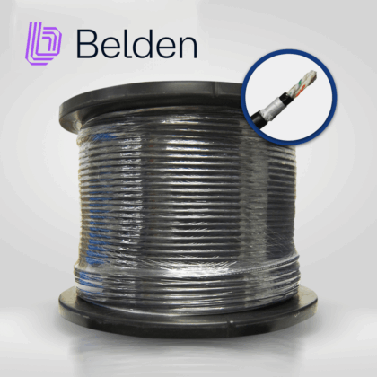 Belden OSP6AU 0101000 cable UTP Categoría 6A para exterior negro 23 AWG.