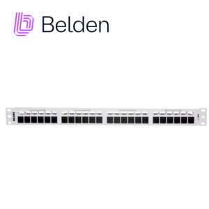 PATCH PANEL, REVCONNECT CAT6 BELDEN RV6PPF1U24WH 24 PUERTOS RJ45 (PRECARGADO) COLOR BLANCO 1 UNIDAD DE RACK HERRAMIENTA COMPATIBLE RVUTT01 USO INTERIOR CALIBRE DEL CONDUCTOR 23-24 AWG  INCLUYE TORNILLOS CORREA VELCRO BARRA ADMINISTRACION TRASERA GUIA DE INSTALACION