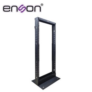 RACK VERTICAL ENSON ENS-RACK248 DE 25UR DOS POSTES EMPOTRABLE IDEAL PARA MONTAJE DE EQUIPOS DE RED Y CABLEADO ESTRUCTURADO, COMPATIBLE CON TODOS LOS ACCESORIOS DE RACKS Y GABINETES ENSON