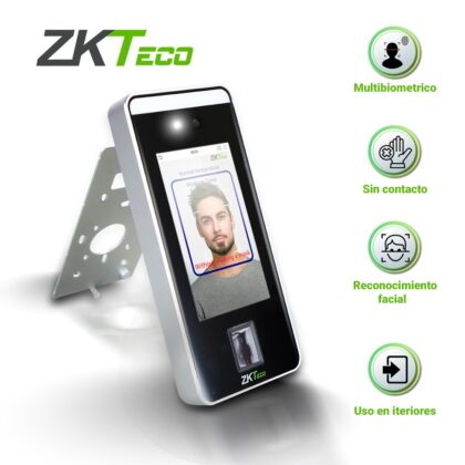 CONTROL DE ACCESO CON RECONOCIMIENTO FACIAL, PALMA, ID Y HUELLAS SPEEDFACE V5L [P] ZKTECO ACCESO AVANZADO Y ASISTENCIA BÁSICO PANTALLA 5 PULGADAS  COMPATIBLE CON SOPORTE KJZ-03 CAPACIDAD 6,000 ROSTROS  3,000 PALMAS 10,000 TARJETAS   6,000 HUELLAS 200,000 EVENTOS   REQUIERE LICENCIA ZKBIO CVSECURITY, BIOACCESS O BIOTIME PRO CON CAMBIO DE MODO DE TRABAJO