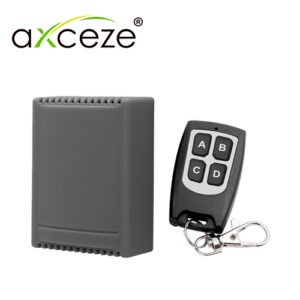 RECEPTOR INALAMBRICO CON CONTROL REMOTO DE 4 BOTONES AXCEZE AX-REC40