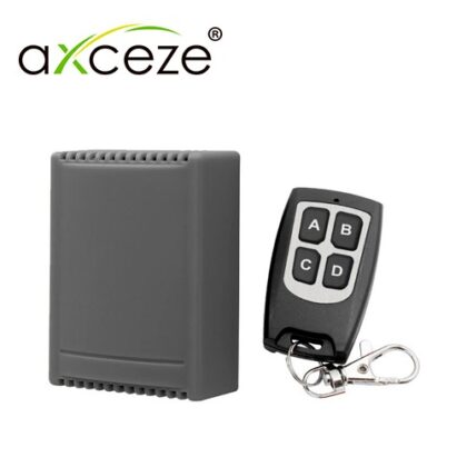 RECEPTOR INALAMBRICO CON CONTROL REMOTO DE 4 BOTONES AXCEZE AX-REC40