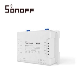 INTERRUPTOR ON/OFF SONOFF 4CH R3 SMART INALAMBRICO WIFI PARA SOLUCION DE SMART HOME CON TEMPORIZADOR Y MONTAJE DIN RAIL PARA IOS Y ANDROID COMPATIBLE CON ALEXA/GOOGLE HOME/NEST/IFTTT 4CH WIFI 2.4GHZ HASTA 10AMP POR CANAL, 16AMP TOTALES