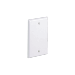 Placa de Pared Ciega Universal, Color Blanco