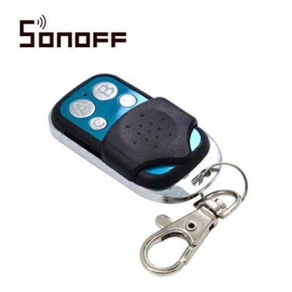 CONTROL REMOTO RF SONOFF REMOTE 433 4 BOTONES TAPA DESLIZABLE BATERIA 27A FRECUENCIA 433.92 MHZ CODIGO FIJO