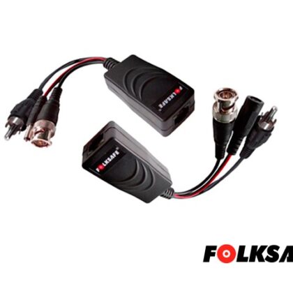 TRANSCEPTOR HD FOLKSAFE, TRANSMISOR/RECEPTOR DE VIDEO, AUDIO Y VOLTAJE(12V/24V, DC/AC),COMPATIBLE CON TODOS LAS MARCAS DE CÁMARAS CON FORMATO HD-TVI, HD-CVI, AHD ANÁLOGA, SOPORTA DISTANCIA MÁXIMA DE CABLEADO PARA VIDEO AHD DE 330MTS A 1.3MP,  DISTANCIA MÁXIMA DE CABLEADO PARA  VOLTAJE DE ALIMENTACIÓN A CÁMARA AHD 1MP/1.3MP CON FUENTE DE 12VDC 1AMP ES DE 30MTS, FUENTE 15VDC 1AMP  45MTS, FUENTE DE 18VDC 1AMP 80MTS, FUENTE DE 24VDC 1AMP 135MTS, SOPORTA CABLEADO MÁXIMO PARA AUDIO HASTA 300MTS, CUENTA CON PROTECCIÓN DE DESCARGAS DE 2KV EN ENTRADA/SALIDA DE VIDEO 