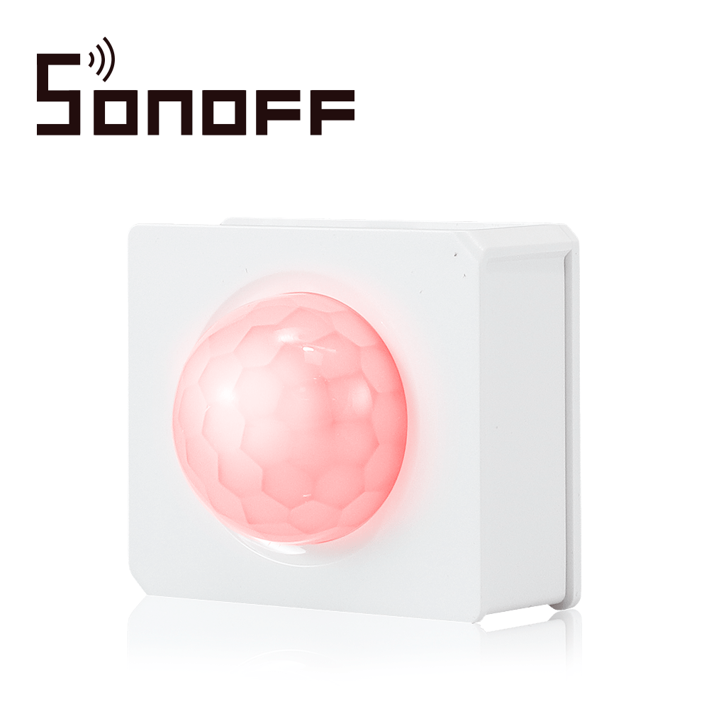 SENSOR DE MOVIMIENTO SONOFF PIR3 RF 433 PARA USO CON DISPOSITIVO SONOFF RF BRIDGE433 PARA PROGRAMAR ESCENAS EN LA APP EWELINK