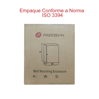 Gabinete de Acero IP66 Uso en Intemperie (400 x 400 x 200 mm) con Placa Trasera Interior de Metal y Compuerta Inferior Atornillable (Incluye Chapa y Llave T). - Image 5