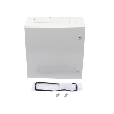 Gabinete de Acero IP66 Uso en Intemperie (600 x 600 x 300 mm) con Placa Trasera Interior Metálica y Compuerta Inferior Atornillable (Incluye Chapa y Llave T). - Image 6