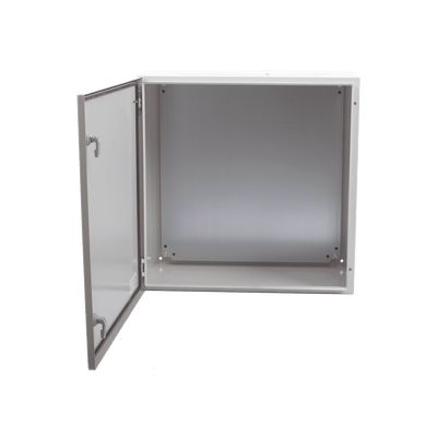 Gabinete de Acero IP66 Uso en Intemperie (600 x 600 x 300 mm) con Placa Trasera Interior Metálica y Compuerta Inferior Atornillable (Incluye Chapa y Llave T). - Image 4
