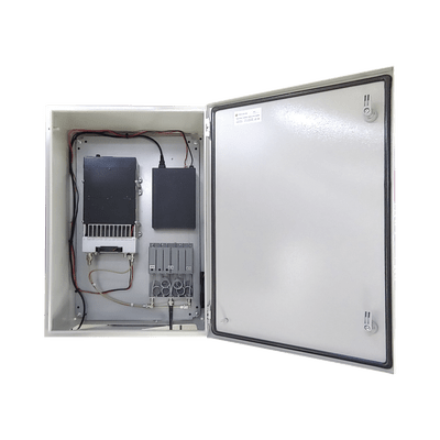 Gabinete de Acero IP66 Uso en Intemperie (500 x 700 x 250 mm) con Placa Trasera Interior Metálica y Compuerta Inferior Atornillable (Incluye Chapa y Llave T). - Image 5