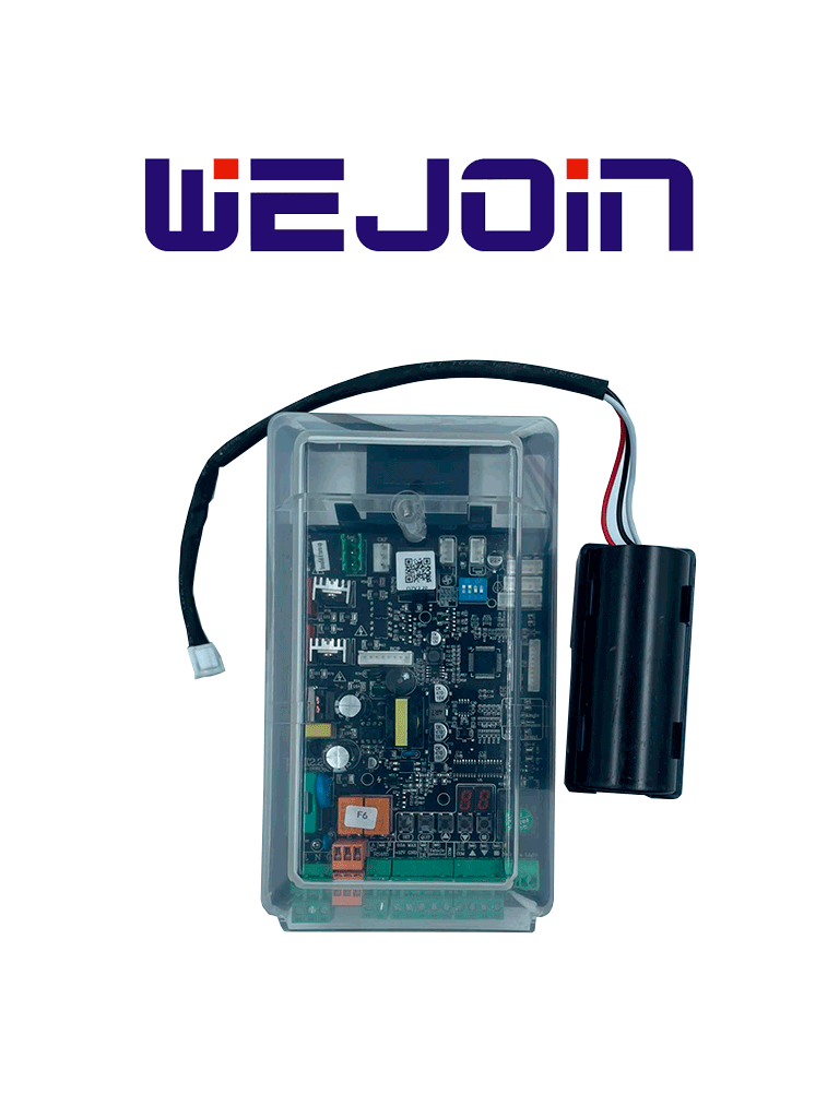 WEJOIN WJBGMBLACK – Panel de control para barrera / Logica digital de control / Contactos UP DOWN / RS485 / Incluye capacitor