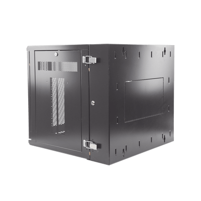 Gabinete PanZone de Montaje en Pared, de 19in, Puerta Ventilada, 12 UR, 635mm de Profundidad, Color Negro - Image 4