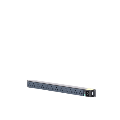 PDU Básico para Distribución de Energía, Enchufe de Entrada NEMA 5-20P, Con 12 Contactos NEMA 5-20R, Instalación Horizontal de 19in, 1UR, 20 Amp, 120 Vca - Image 6