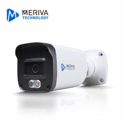 CAMARA HD BULLET MERIVA TECHNOLOGY MDL-5202A / 5MP / AHD/TVI/CVI / 2.8MM / ILUMINACION DUAL (20 - 30M IR / 20M LUZ CALIDA) / IP67 / METALICA / 12 VCD / MICROFONO INTEGRADO / COC / AUDIO POR COAXIAL O UTP (SOLO POR TVI) /  IMAGEN A COLOR 24/7 / NO COMPATIBLE CON XVR UNIARCH Y UNV