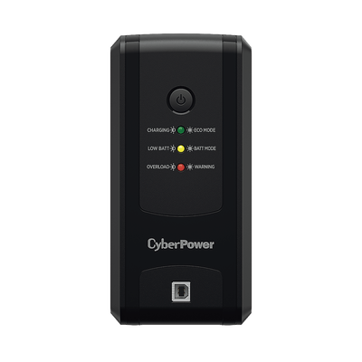 UPS de 1000 VA/500 W, Topología Línea Interactiva, Entrada 120 Vca  NEMA 5-15P, y 8 Salidas NEMA 5-15R, Puerto USB, Con Regulador de Voltaje (AVR)