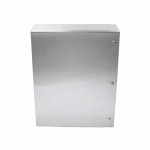 Gabinete de Acero Inoxidable IP66 Uso en Intemperie (800 x 1000 x 300 mm) con Placa Interna Galvanizada.