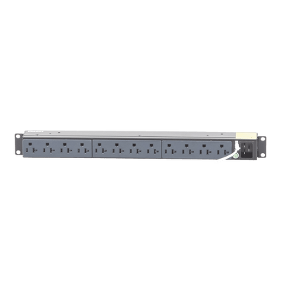 PDU Básico para Distribución de Energía, Enchufe de Entrada NEMA 5-15P, Con 12 Contactos NEMA 5-20R, Instalación Horizontal de 19in, 1UR, 15 Amp, 120 Vca - Image 2