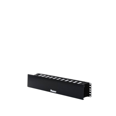 Organizador de Cables Horizontal PatchLink, Sencillo (Solo Frontal), Con Tapa Extendida, Para Rack de 19in, 2UR - Image 5