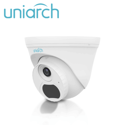 CAMARA IP DOMO UNIARCH TURRET IPC-T134-AF28-ECO / 4MP / LENTE-2.8MM / DWDR / MICROFONO-INTEGRADO / HUMAN-BODY-DETECTION 2.0 / IR30M / ONVIF / ULTRA265 / POE / 12VCD / 3 AXIS / IP67 / SERIE ECO