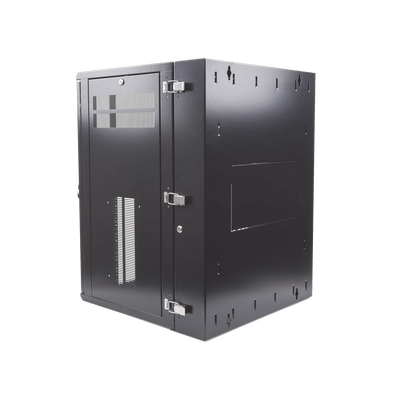 Gabinete PanZone de Montaje en Pared, de 19in, Puerta con Ventana de Seguridad, 18 UR, 635mm de Profundidad, Color Negro - Image 5