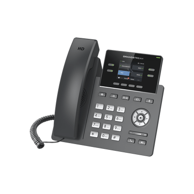 Teléfono IP Grado Operador, 4 líneas SIP con 2 cuentas, pantalla a color 2.4", codec Opus, IPV4/IPV6 con gestión en la nube GDMS - Image 3