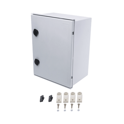 Gabinete de Poliéster IP65 Uso en Intemperie (300 x 400 x 200 mm) con Placa Trasera Interior de Plástico (Incluye Chapa y Llave). - Image 9