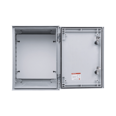 Gabinete de Poliéster IP65 Uso en Intemperie (300 x 400 x 200 mm) con Placa Trasera Interior de Plástico (Incluye Chapa y Llave). - Image 4