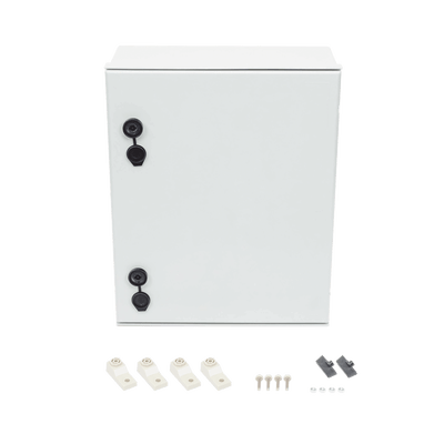 Gabinete de Poliéster IP65 Uso en Intemperie (400 x 500 x 200 mm) con Placa Trasera Interior de Plástico (Incluye Chapa y Llave). - Image 6