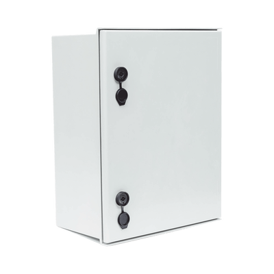 Gabinete de Poliéster IP65 Uso en Intemperie (400 x 500 x 200 mm) con Placa Trasera Interior de Plástico (Incluye Chapa y Llave). - Image 3