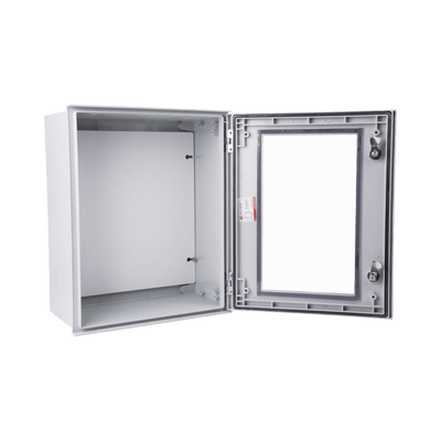 Gabinete de Poliéster IP65 Puerta Transparente, Uso en Intemperie (400 x 500 x 200 mm) con Placa Trasera Interior de Plástico (Incluye Chapa y Llave). - Image 4