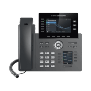 Teléfono IP Wi-Fi, Grado Operador, 6 líneas SIP con 6 cuentas, pantalla a color 4.3", puertos Gigabit, Bluetooth, PoE, codec Opus, IPV4/IPV6 con gestión en la nube GDMS