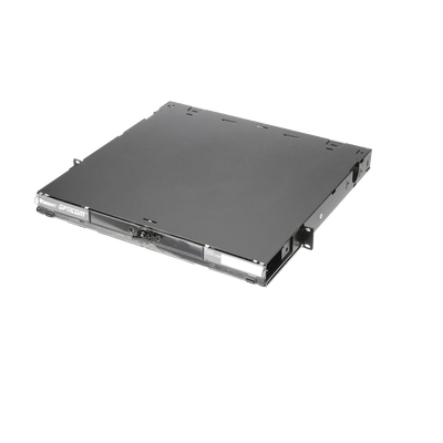 Panel de Distribución de Fibra Óptica, Acepta 4 Placas FAP o FMP, Bandeja Deslizable e Inclinable Hacia Abajo, Hasta 96 Fibras, Color Negro, 1UR - Image 6