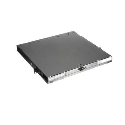 Panel de Distribución de Fibra Óptica, Acepta 4 Placas FAP o FMP, Bandeja Deslizable e Inclinable Hacia Abajo, Hasta 96 Fibras, Color Negro, 1UR - Image 5