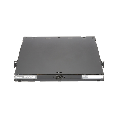 Panel de Distribución de Fibra Óptica, Acepta 4 Placas FAP o FMP, Bandeja Deslizable e Inclinable Hacia Abajo, Hasta 96 Fibras, Color Negro, 1UR - Image 7