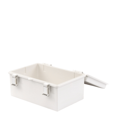 Gabinete de Plástico ABS, Uso en Intemperie ip66 (300 x 300 x 180 mm) Cierre por Broche Inoxidable y Permite Cerrado con Candado y Llave (Perno 5mm) No Incluido - Image 8